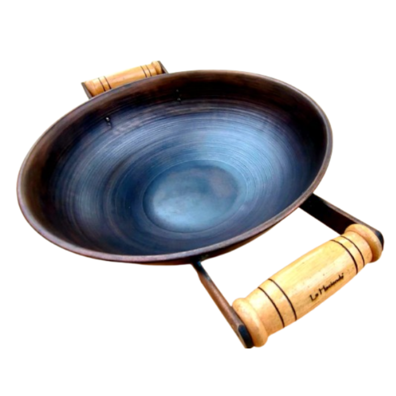 Wok de hierro y cobre
